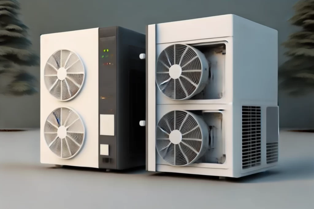 comparaison pompe a chaleur air air et pompe a chaleur air eau