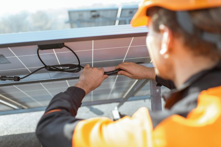 solar panels installation