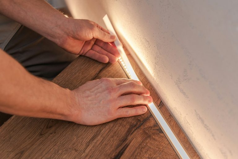 terrasse lighting installation