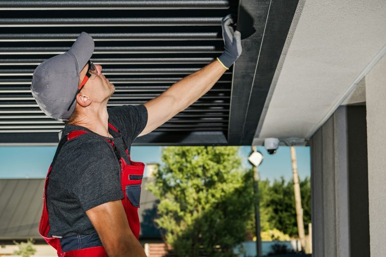pergola bioclimatique installation