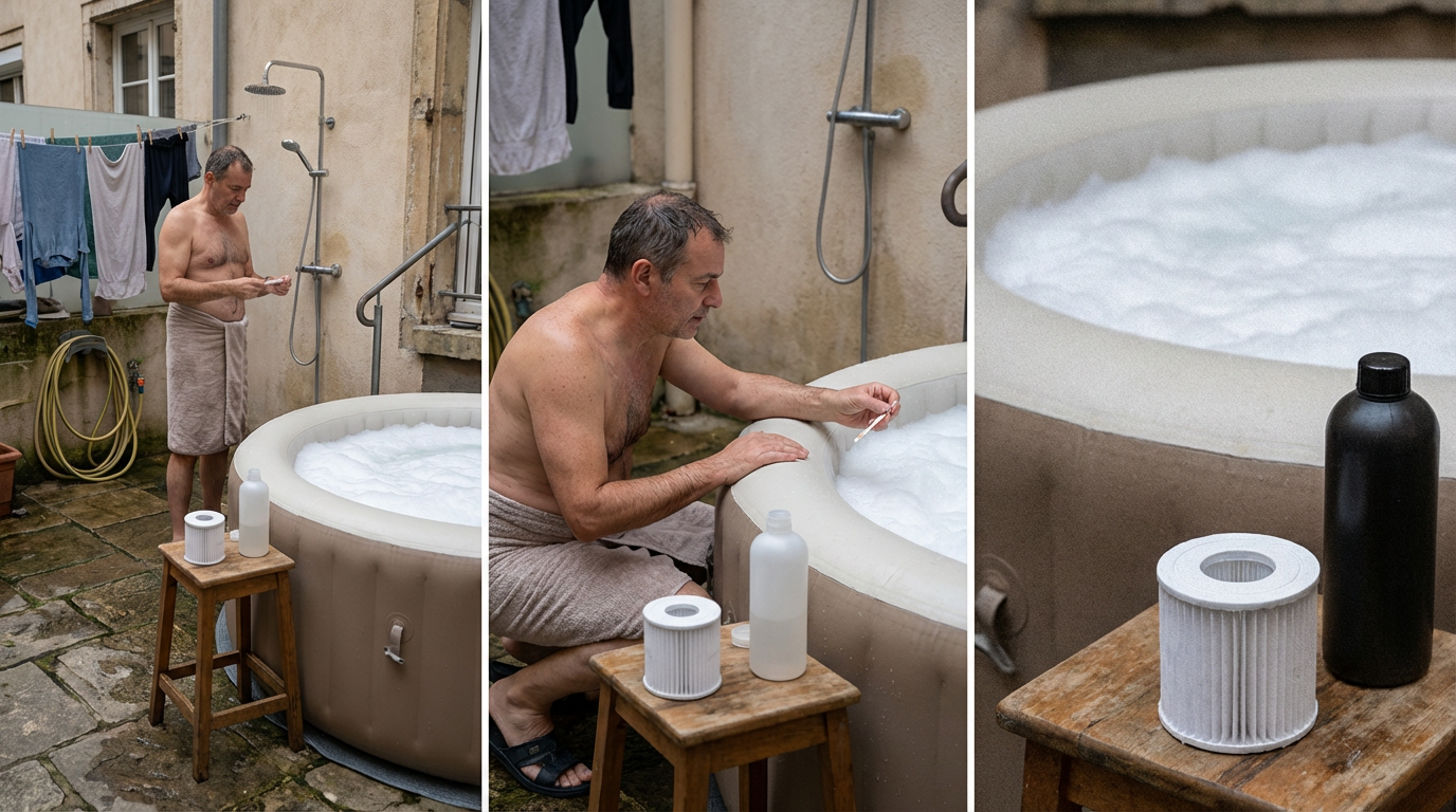 Entretien régulier d’un spa et contrôle du pH